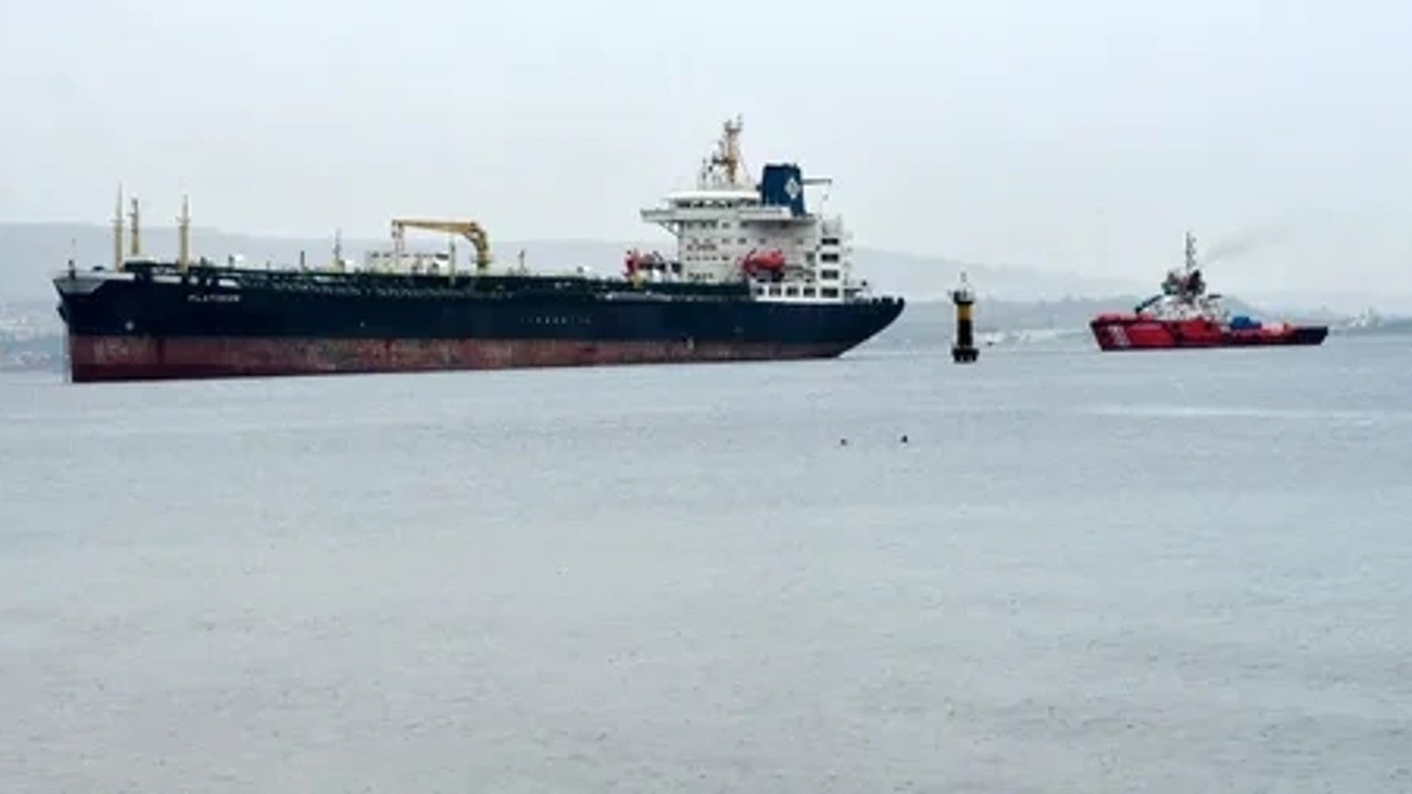 Çanakkale Boğazı'nda tanker arızası