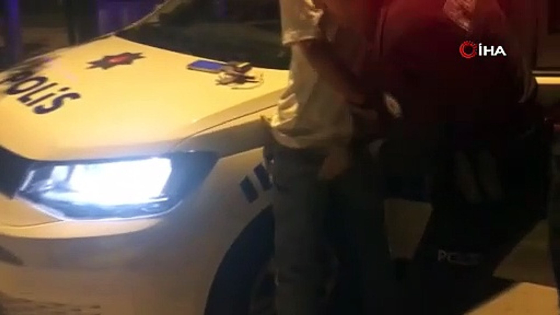 Şehir eşkıyasından polise: ''Seni zıplatırım!''