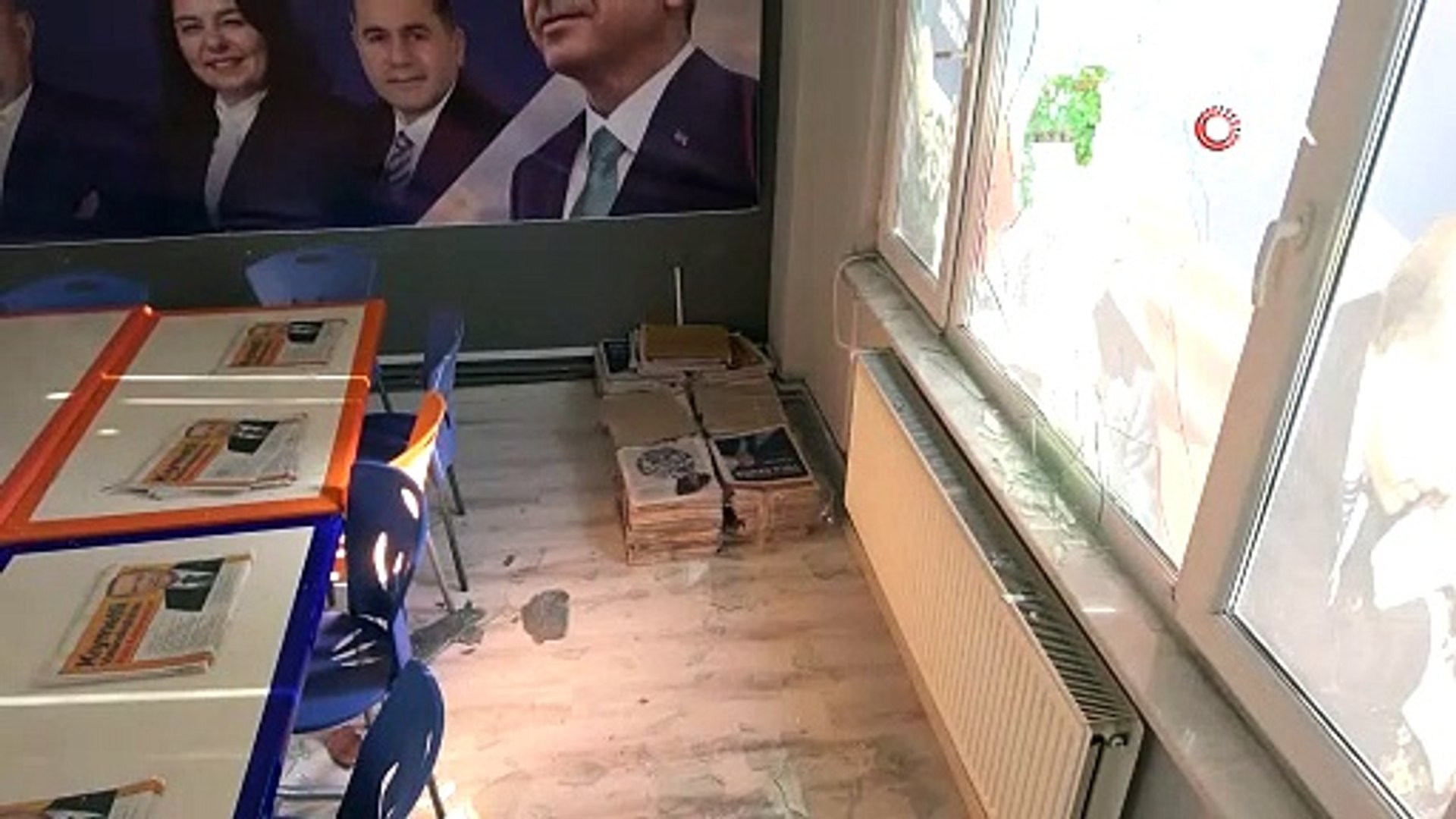 AK Parti’nin seçim irtibat ofisine saldırı