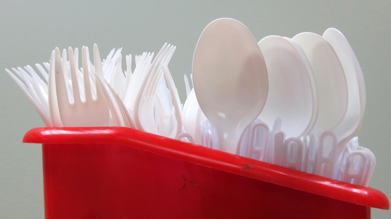 Tek kullanımlık plastik çatal, bıçak ve tabaklar resmen yasaklandı