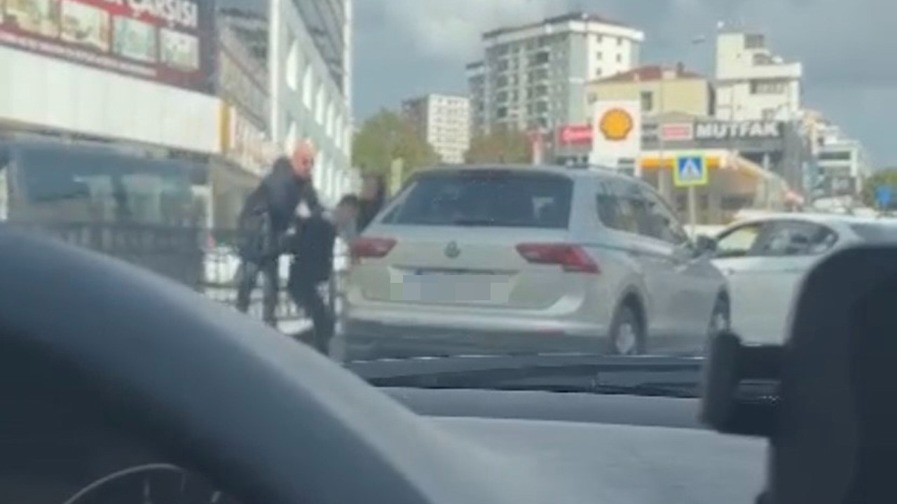 Bakın İstanbul trafiğini ''kimlerle'' paylaşıyoruz! Skandal görüntü