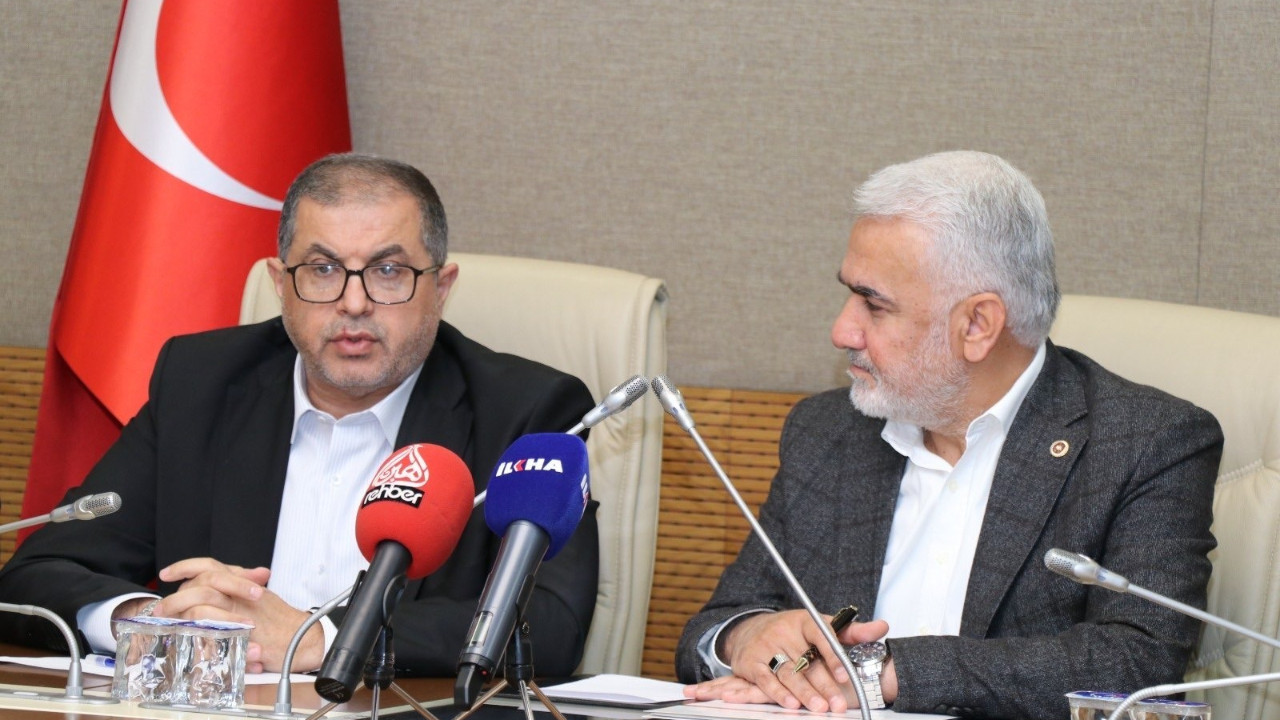 Hamas heyeti TBMM’de! HÜDA-PAR’la görüştüler
