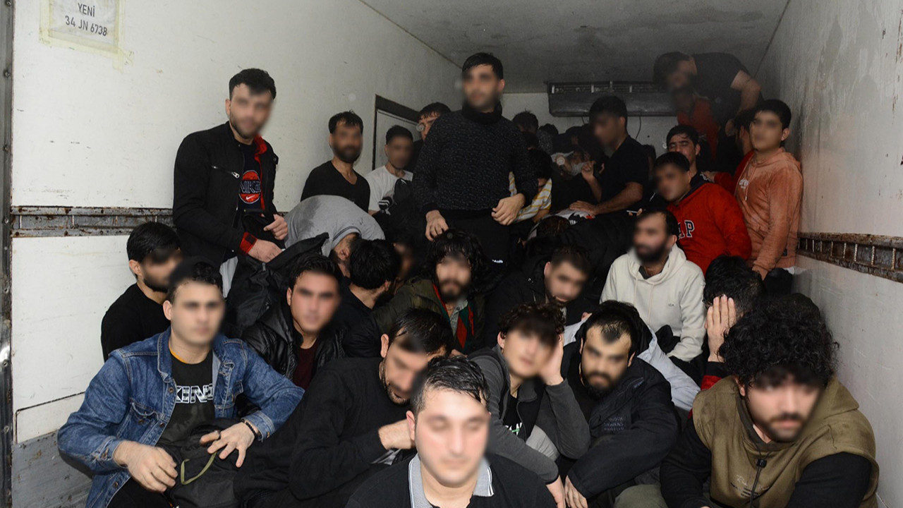 Kargo aracından 51 kaçak çıktı