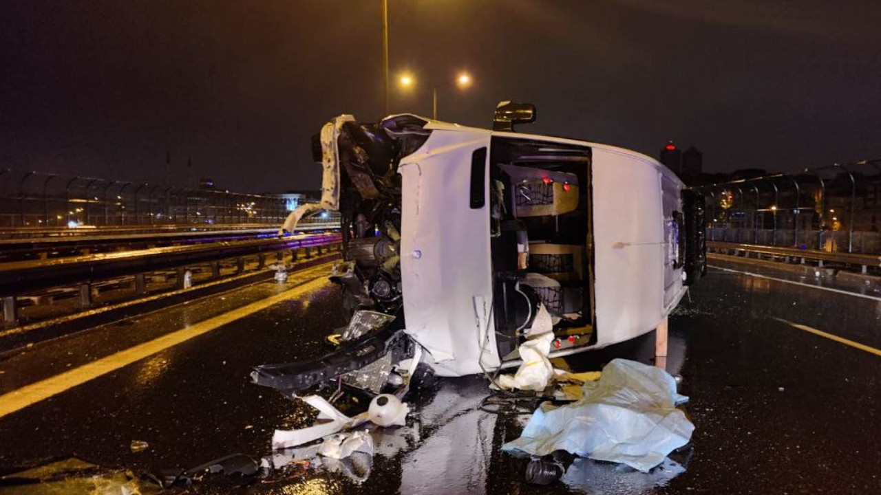 TEM'de feci kaza: 1 ölü, 1 yaralı