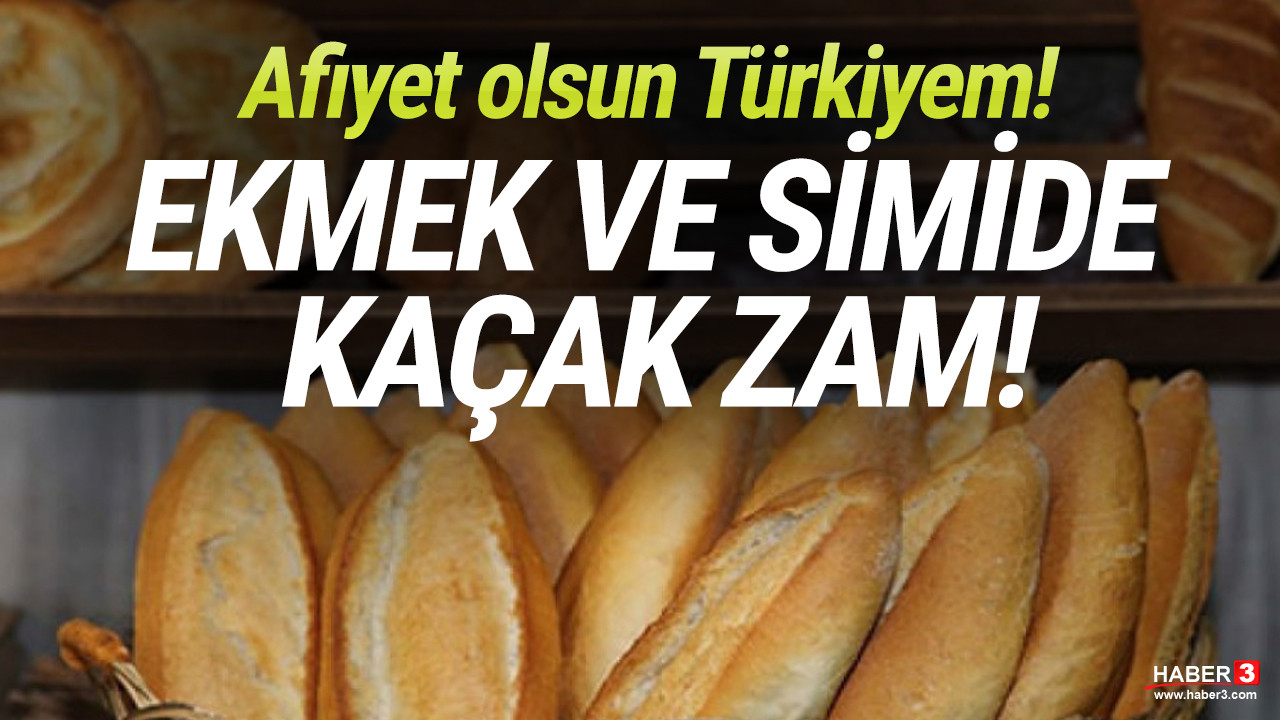İzmir'de ekmek ve simide kaçak zam