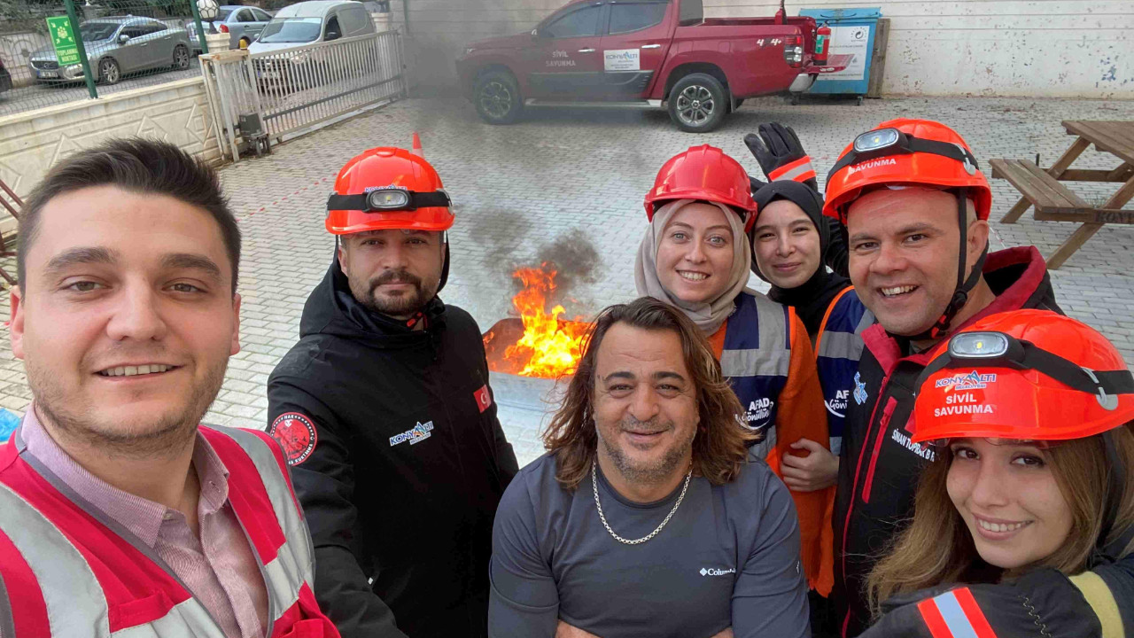 Konyaaltı’nda öğrenci yurdunda yangın tatbikatı