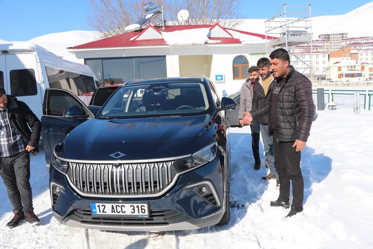 Bu sefer vatandaş test etti: İşte Togg'un kış performansı