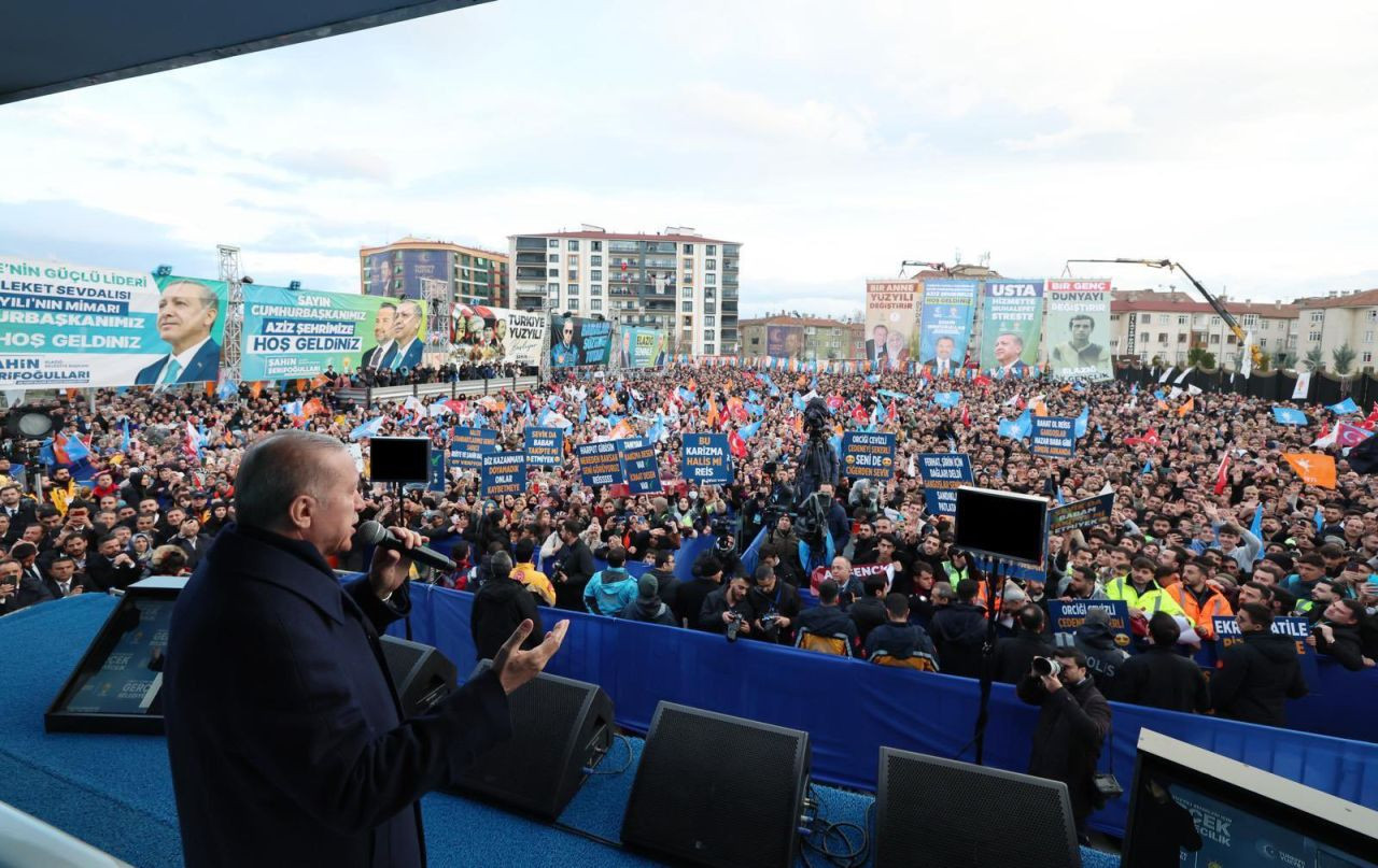 Erdoğan'a ''Ağar'' karşılama