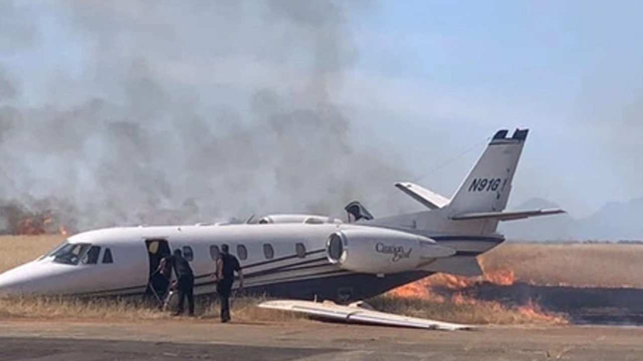 ABD'de uçak düştü: 5 kişi öldü