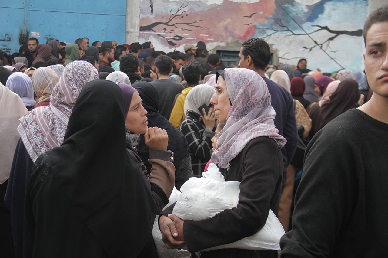 Gazze'de kahreden izdiham kamerada