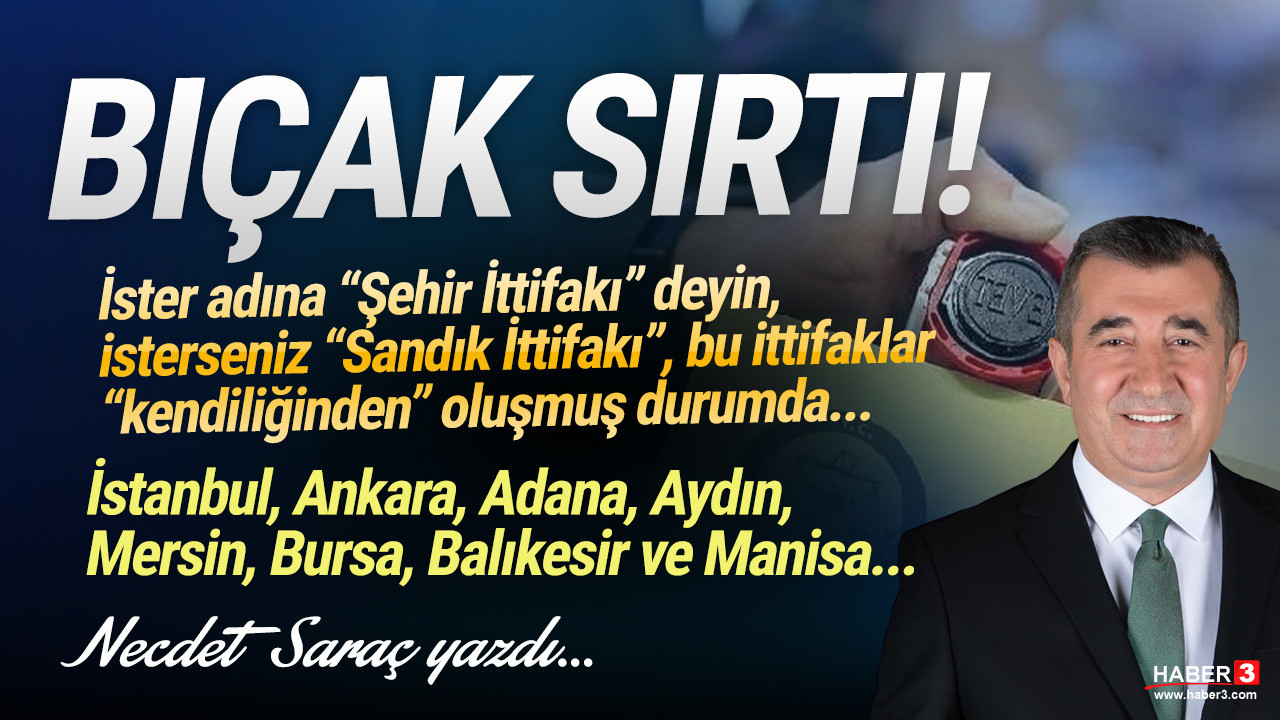Haber3.com yazarı Necdet Saraç yazdı: Bıçak sırtı... Bu ülkede değişim isteyen herkes Pazar günü kazanılmış “kaleleri” kaybetmek bir yana “yeni kaleler” kazanmayı hedeflemeli!