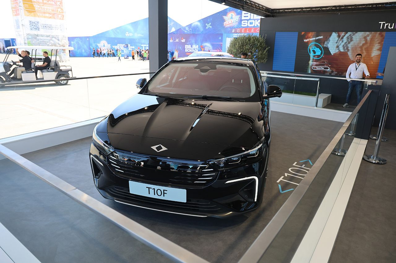 TOGG'un sedan modeli Togg T10F ilk kez görücüye çıktı