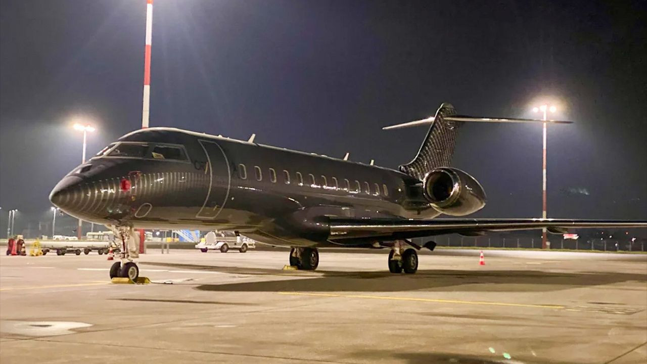 Cristiano Ronaldo'nun ''süper jet'i olay oldu