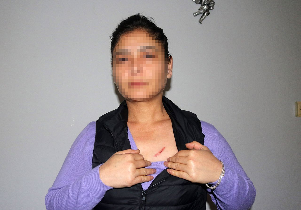 Antalya'da kadına görülmemiş şiddet