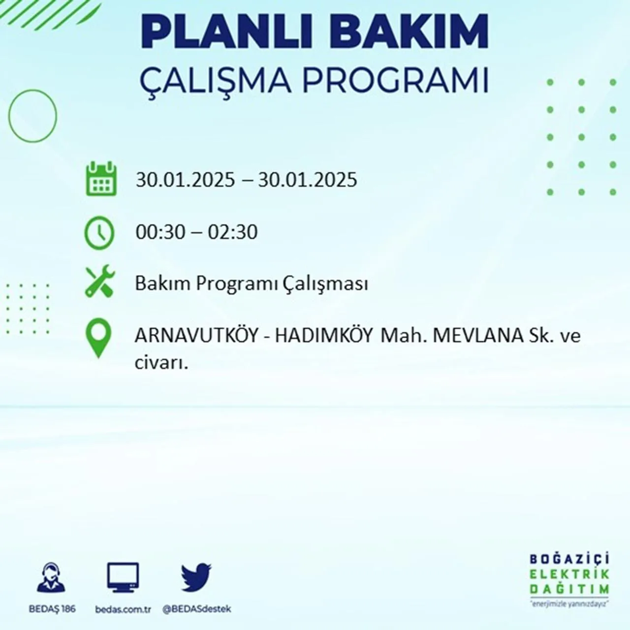 İstanbul'da büyük elektrik kesintisi: Sabahtan akşama kadar sürecek