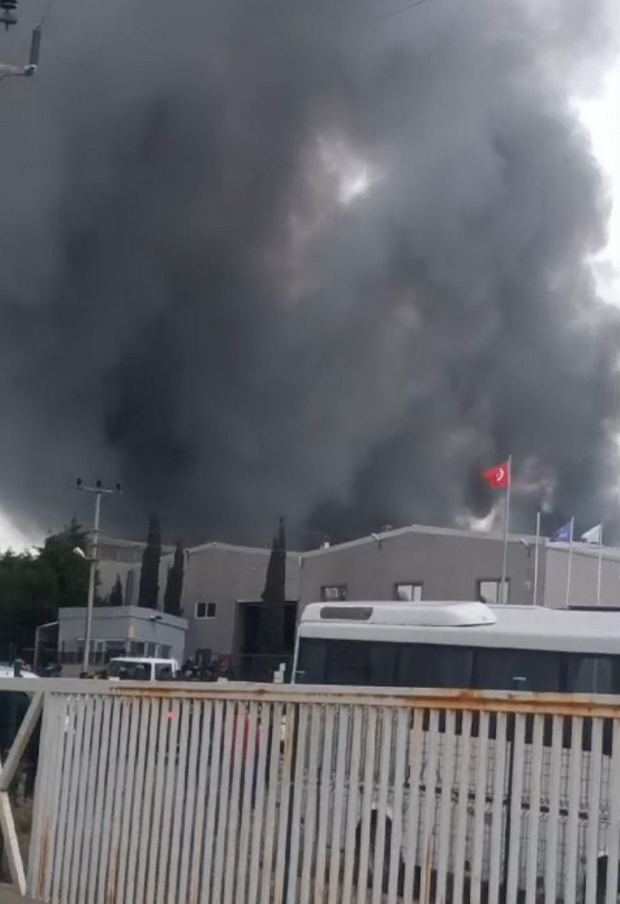 Edirne'de fabrika yangını