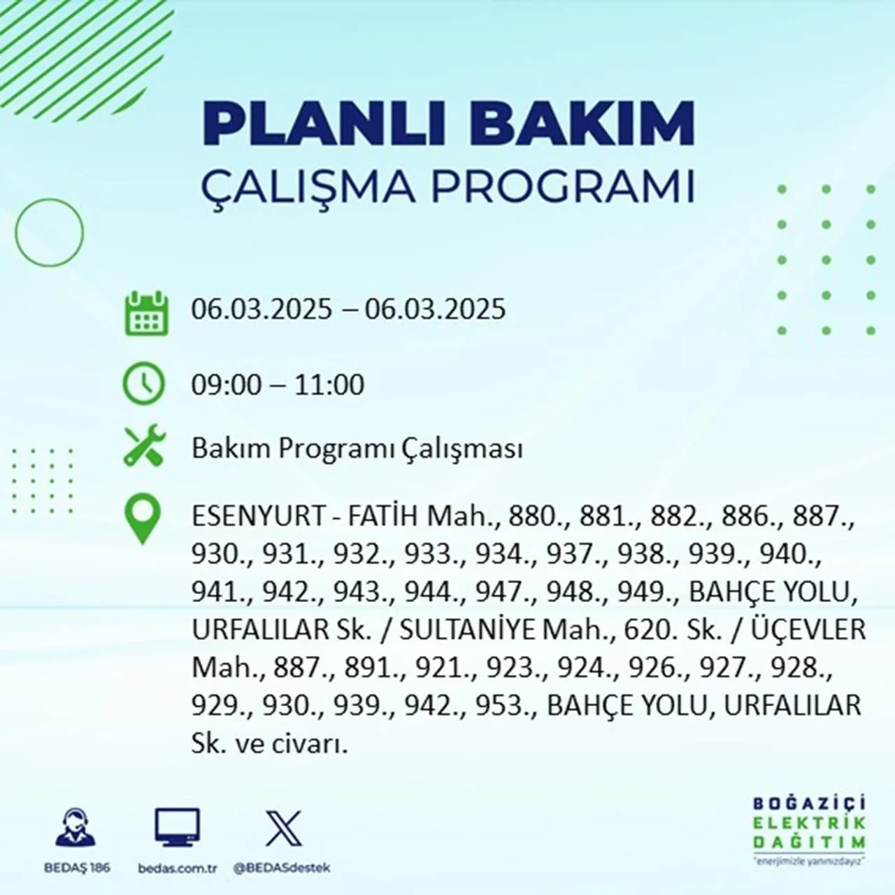 Mumları, fenerleri hazırlayın! İstanbul'da 19 ilçede elektrik kesintisi