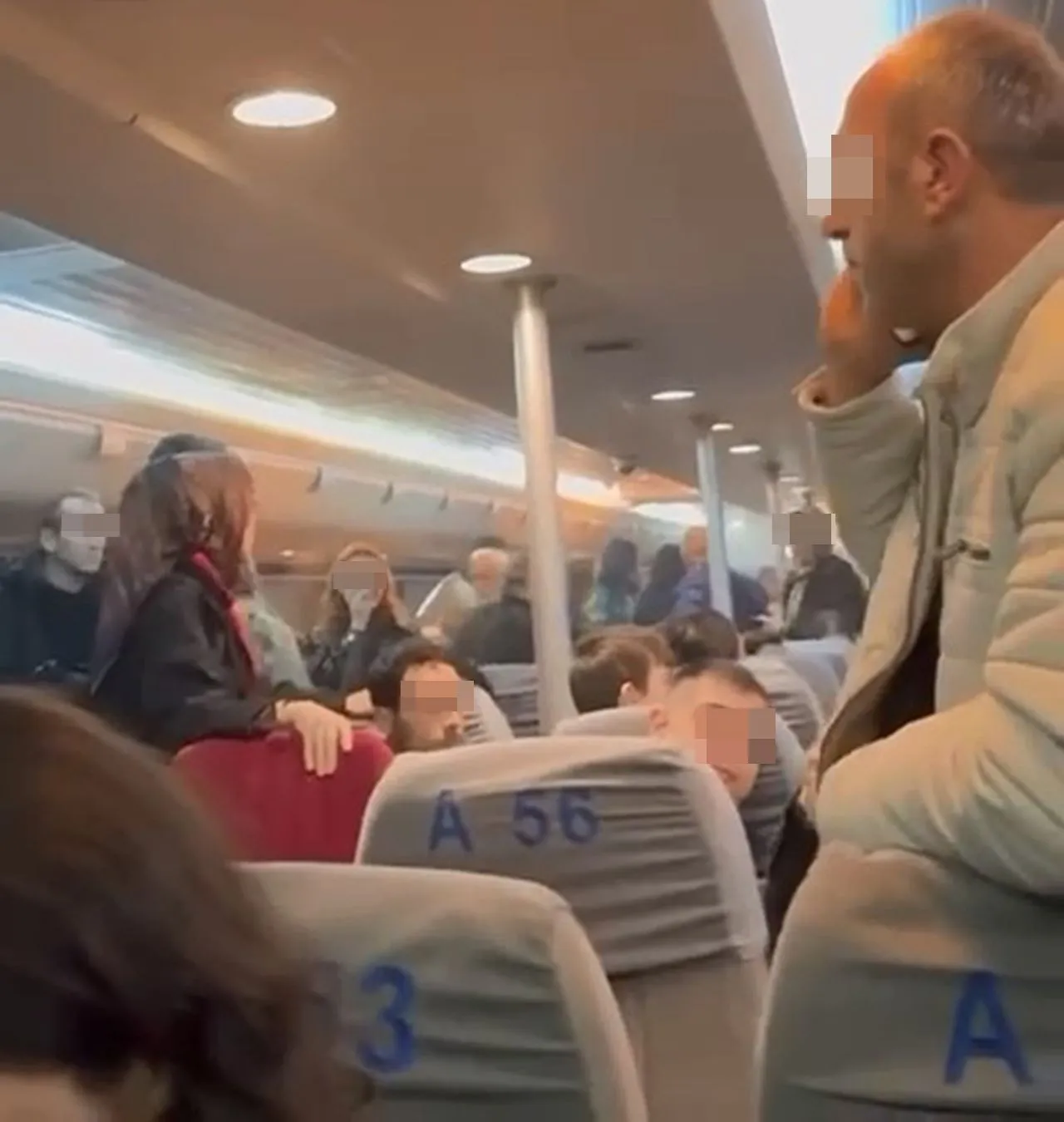 BUDO feribotunda yangın paniği