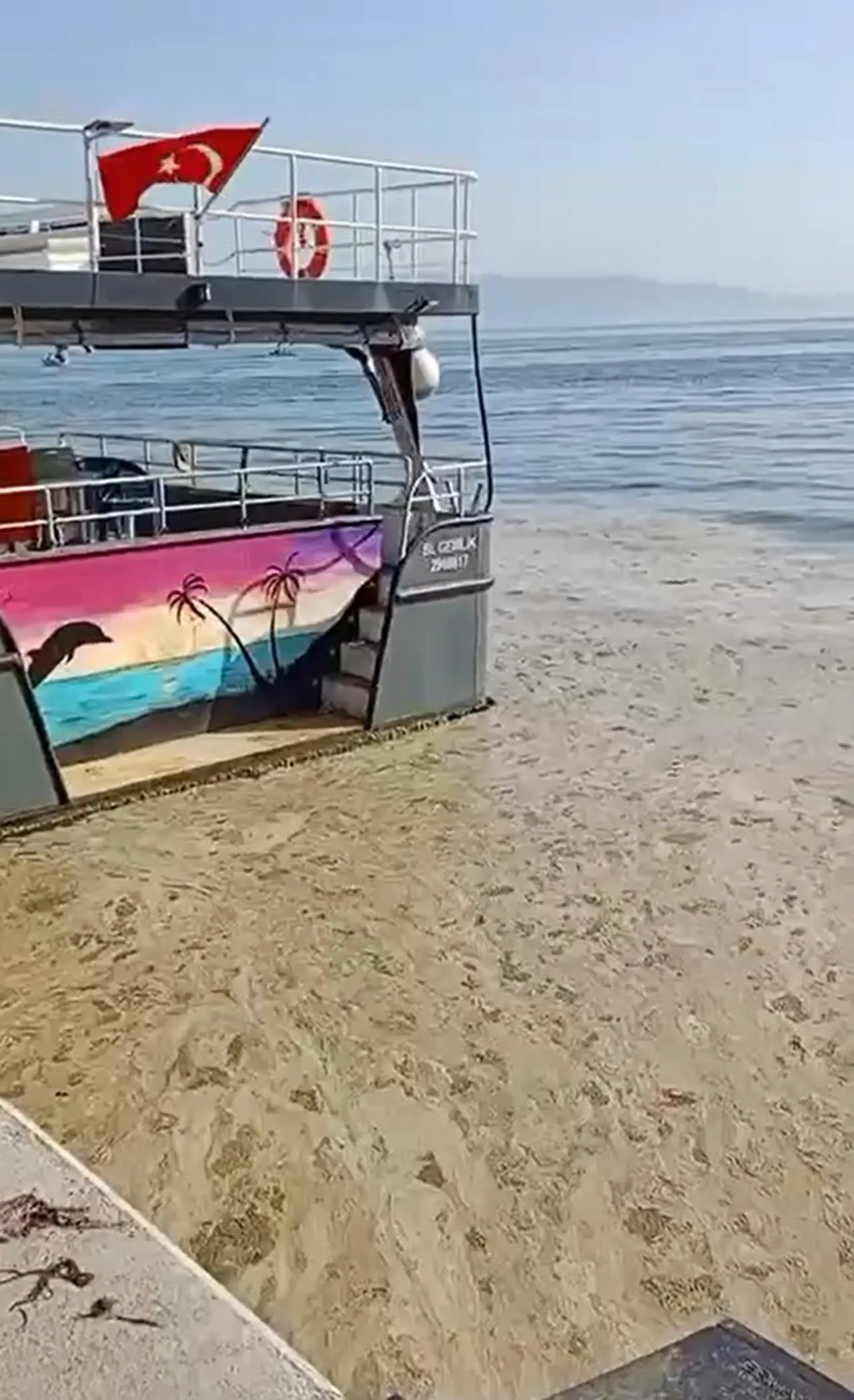 Marmara Denizi'nin turistik körfezi müsilajla kaplandı