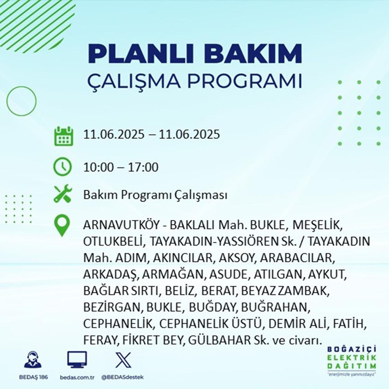 İstanbul'da elektrik kesintisi: Listede 23 ilçe var