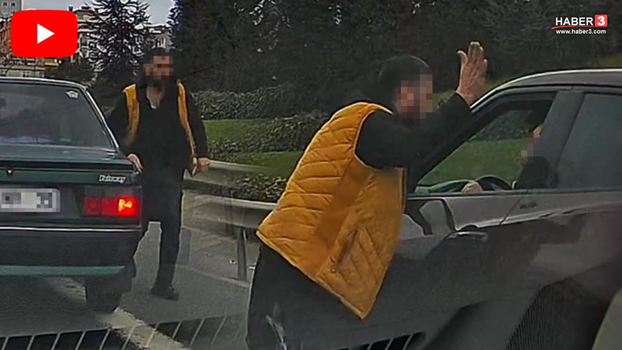 İstanbul'da trafik magandası terörü: Yol kesip sürücüye tokat attı!