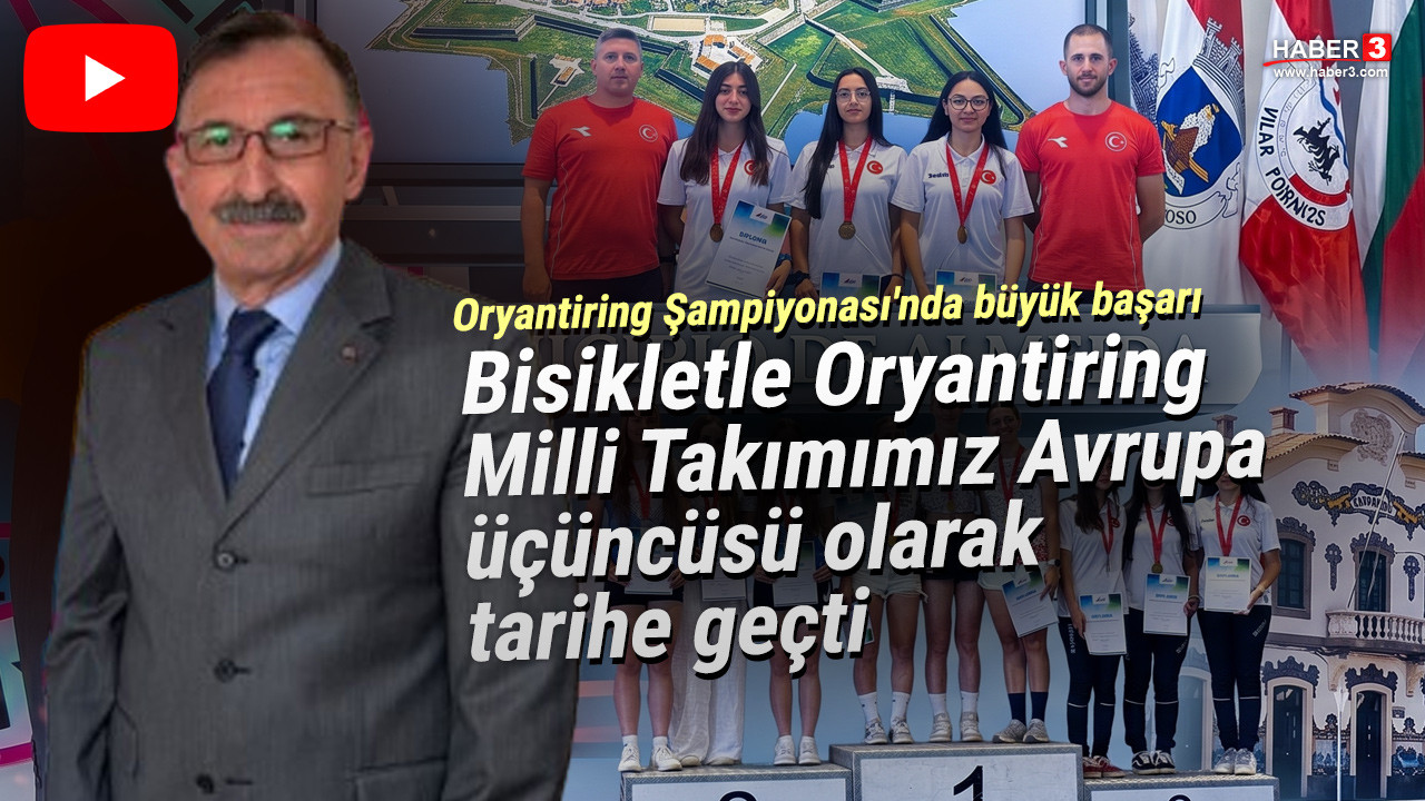 Bisikletle Oryantiring Milli Takımımız Avrupa üçüncüsü olarak tarihe geçti