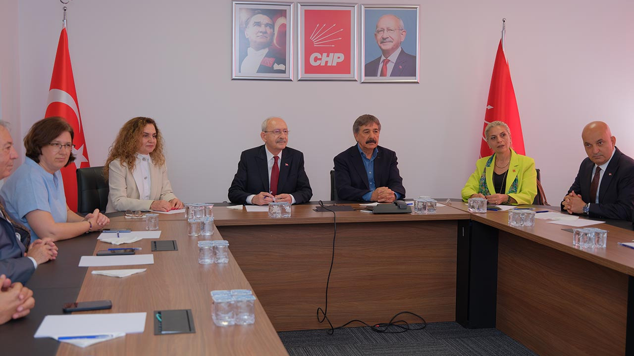 CHP Yüksek Disiplin Kurulu toplantısından bir kare