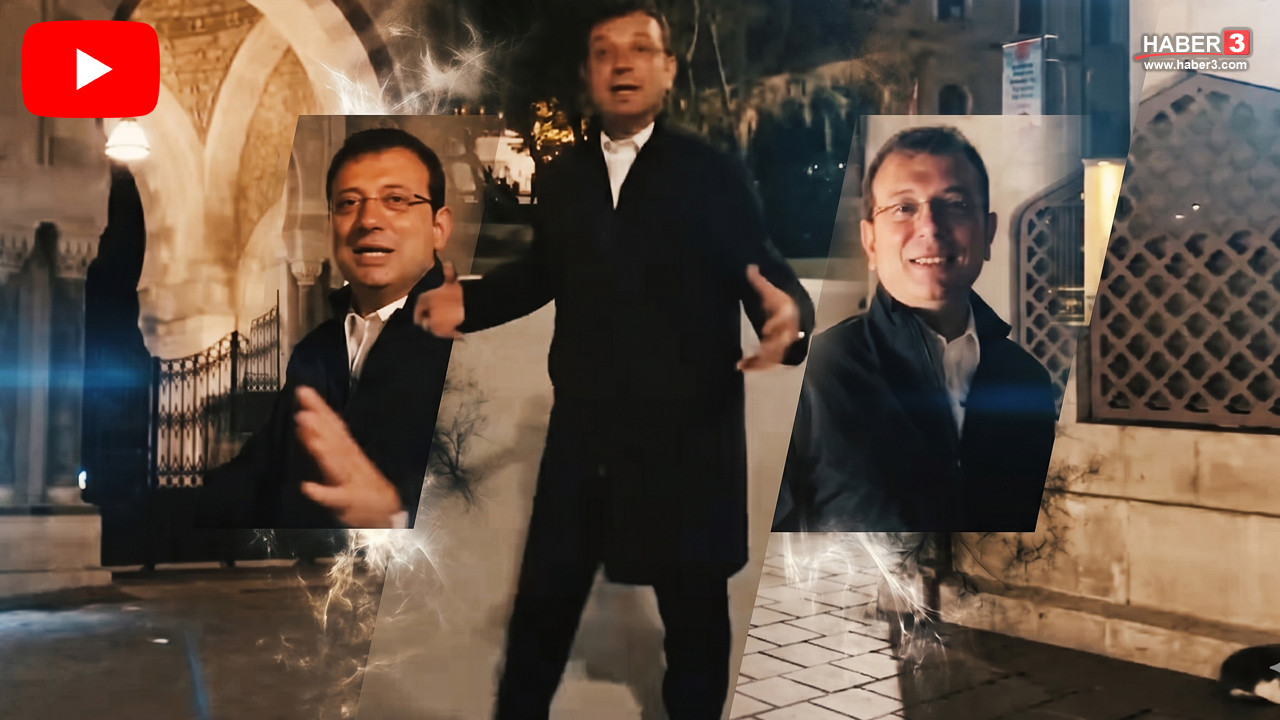 Ekrem İmamoğlu'nun yapay zeka ile oluşturulmuş kurgu videosundan bir kare