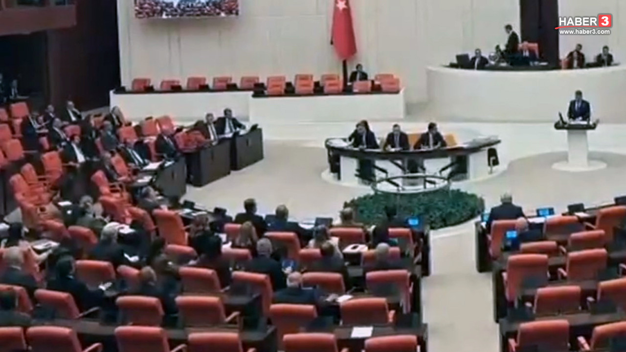 TBMM Genel Kurulu'nda yaşanan tartışma sırasında milletvekilleri