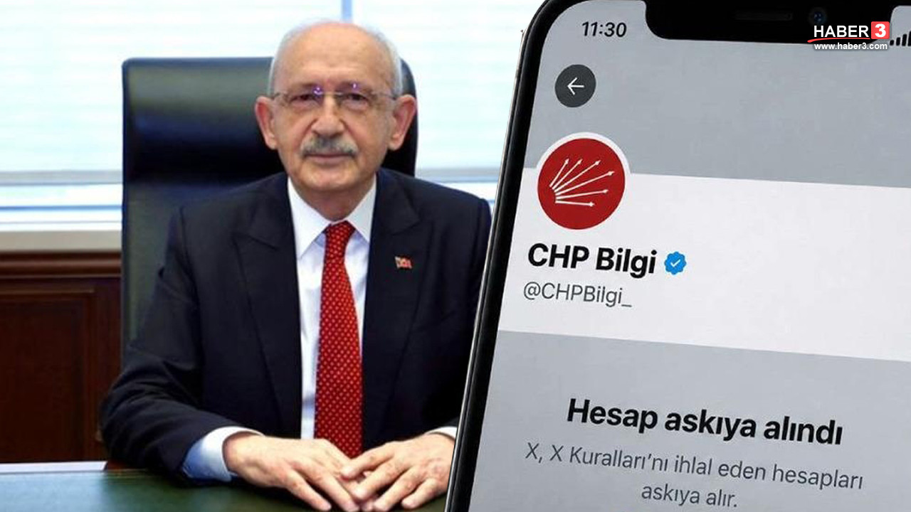 Kemal Kılıçdaroğlu'nun sosyal medya hesabı askıya alındı
