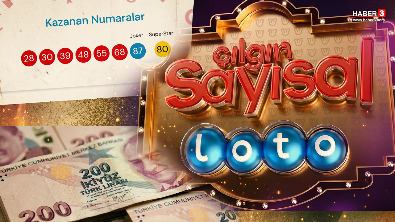 Çılgın Sayısal Loto'da rekor ikramiye kazanan kuponu gösteren görsel.