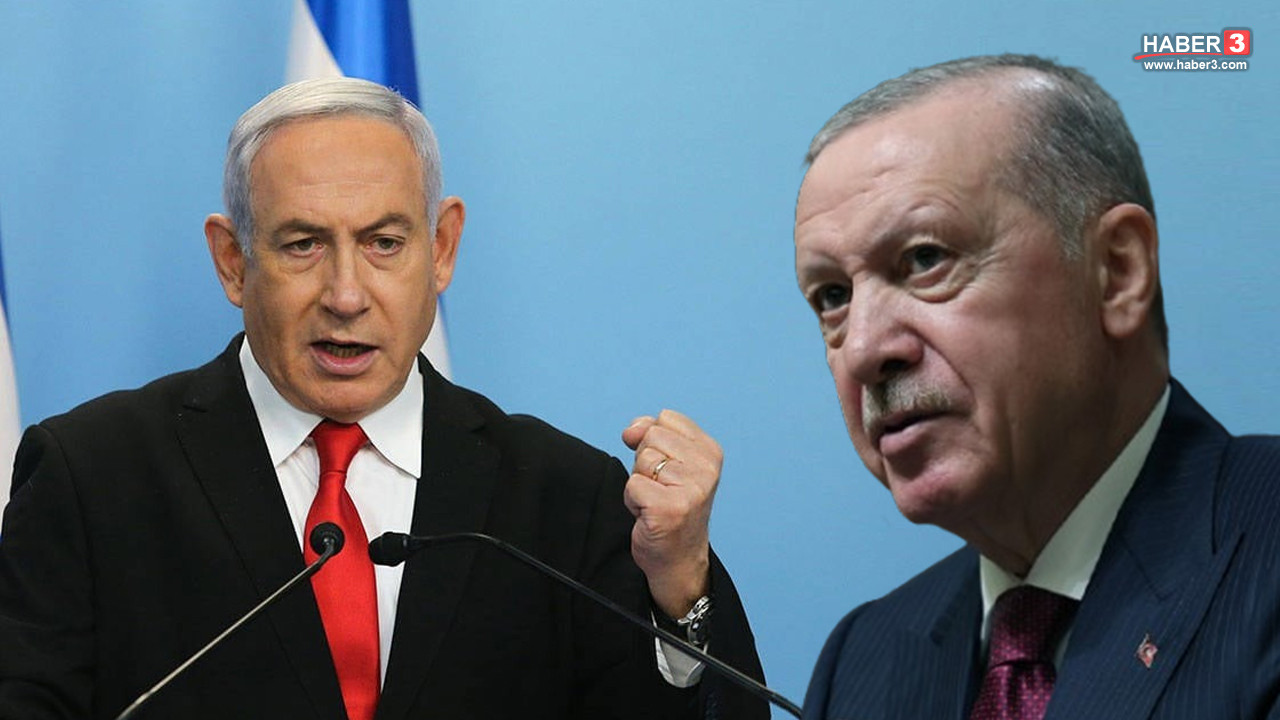 İsrail Başbakanı Netanyahu ve Türkiye Cumhurbaşkanı Erdoğan'ın siyasi figürleri.