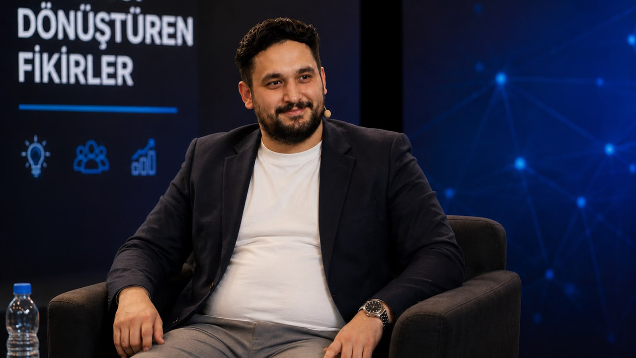 Enes Köseler'in marka görünürlüğü üzerine açıklamalar yaptığı bir portre fotoğrafı