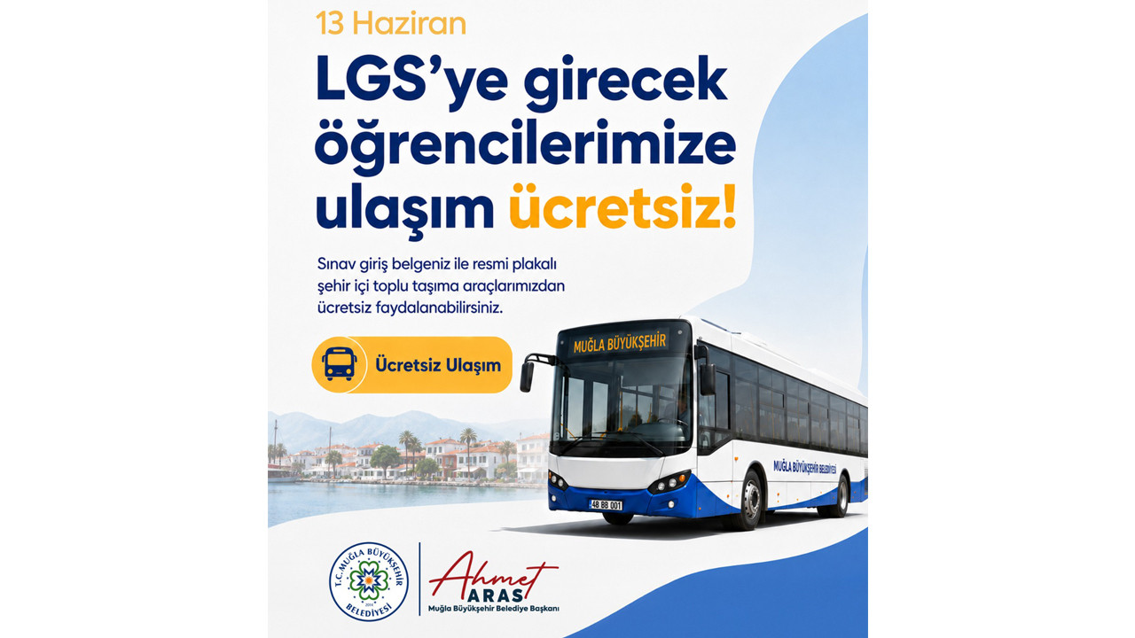Muğla Büyükşehir Belediyesi logosu ve sınavı temsil eden bir görsel.