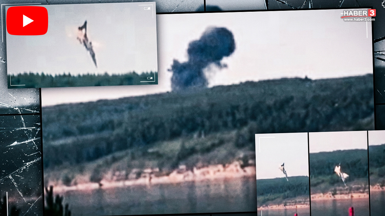 Rus stratejik bombardıman uçağı inişte düştü