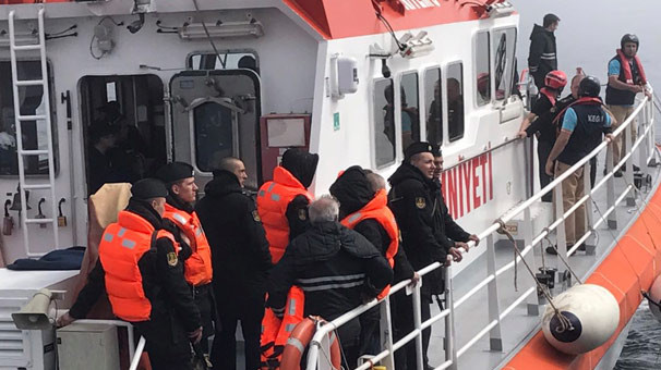 Karadeniz'e gömülen Rus gemisindeki askerler görüntülendi