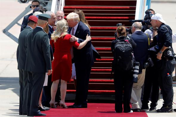 İsrail'e giden Trump dünya tarihinde bir ilke imza attı 