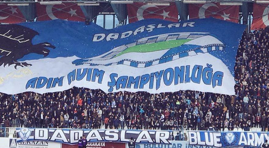 Erzurumsporlu binlerce taraftar İstanbul’a akın etti