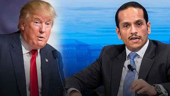 Katar'dan Trump'a cevap gecikmedi