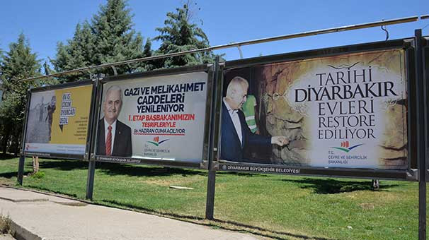 Diyarbakır'da Binali Yıldırım hazırlığı