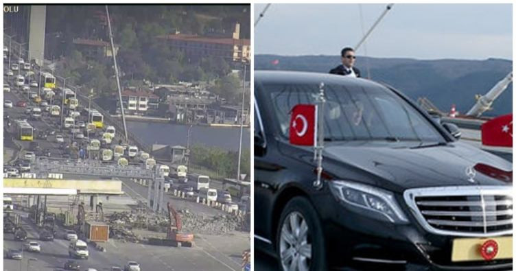 15 Temmuz Şehitler Köprüsü'nde Erdoğan sürprizi