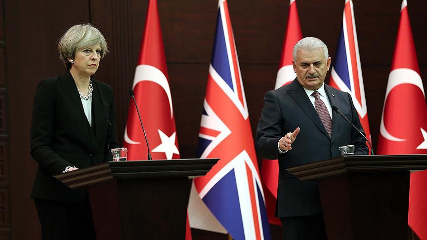 Yıldırım'dan İngiltere Başbakanı May'e taziye mesajı