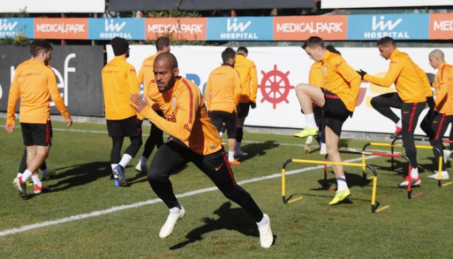Galatasaray'ın yeni transferi Marcao ilk idmanına çıktı