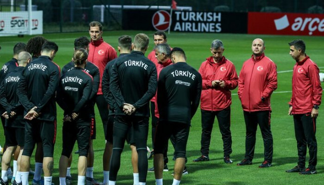 A Milli Futbol Takımı, Arnavutluk ve Fransa maçlarının hazırlıklarına başladı