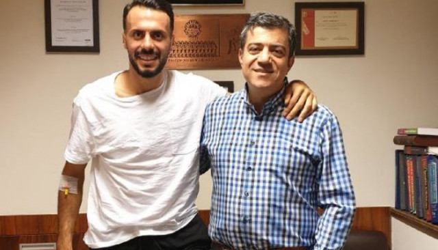 Alanyasporlu futbolcu Lokman, Kayseri'de ameliyat oldu