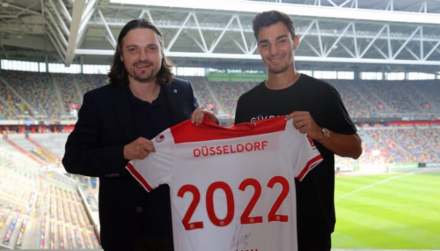 Kaan Ayhan Fortuna Düsseldorf'la sözleşmesini 2022'ye kadar uzattı