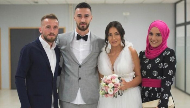 Konyasporlu Bajic evlendi