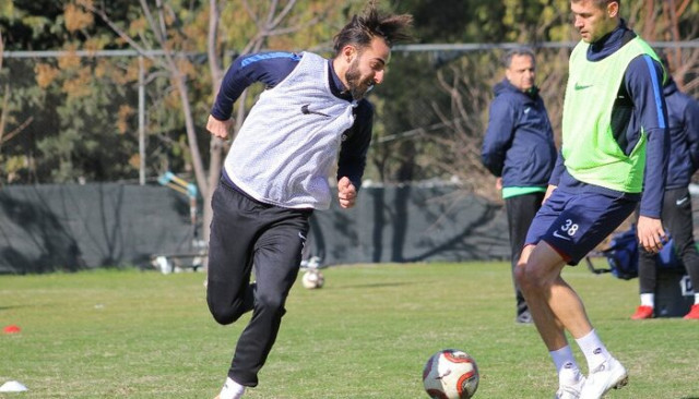 Lider Hatayspor, Menemen maçı hazırlıklarını sürdürüyor