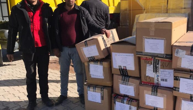 Türkiye Kayak Federasyonu'ndan Elazığ'a yardım