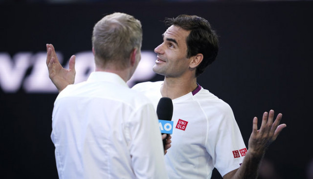 Avustralya Açık'ta 7 kez maç puanı çeviren Roger Federer yarı finalde